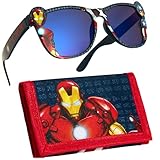 Marvel Sonnenbrille UV Schutz & Geldbeutel Kinder Set - Geschenke für Jungs...