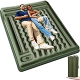 Airminti Camping Isomatte Selbstaufblasend Doppel – 12cm Dicke Luftmatratze...