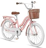 Chillaxx Bike Linda Premium Kinder City Bike in 20 Zoll - Fahrrad für Mädchen,...