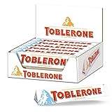 Toblerone weiße Schokolade 20 x 100g, Feine weiße schweizer Schokolade mit...