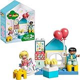 LEGO 10925 DUPLO Spielzimmer-Spielbox, Lernspielzeug, Puppenhaus mit großen...