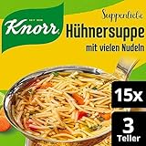 Knorr Suppenliebe Hühnersuppe für eine leckere Nudelsuppe mit vielen Nudeln...