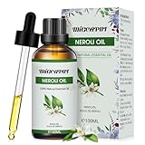 Migcaput Ätherisches Neroliöl 100ml, Naturrein Duftöle Neroli Essential Oils...
