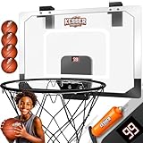 KESSER® Mini-Basketballkorb fürs Zimmer & Büro | Tür-Basketballkorb Indoor &...