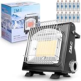 Z.M.C 2-in-1 Tragbare Gasheizung und Gaskocher + 12 Gaskartuschen 227g,...