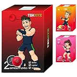 TEKXYZ Boxen Reflexball (BR), 2 Verschiedene Boxbälle mit Kopfband, perfekt...