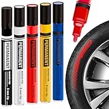 Artistro 5 Oil Based Permanent Markers - Assorted Fine and Medium Tip Sets for...