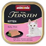 animonda Vom Feinsten Kitten Baby-Paté (32 x 100 g), Kitten Nassfutter für...