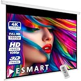 ESMART Economy EXM Motor-Leinwand 277 cm Bild 240 x 180 cm (118') | Format 4:3 |...