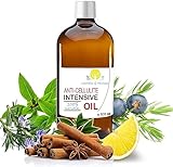 100% Natürlich Anti Cellulite-Öl 500 ml Massageöl, Cellulite Massagegerät....