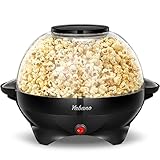 Yabano Popcornmaschine für Zuhause, Maker Machine mit Zucker & Öl, Abnehmbare...