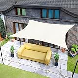 Sunnylaxx 3x4m Sonnensegel Rechteckig, Wasserdicht Sonnenschutz Sunsegel Color...