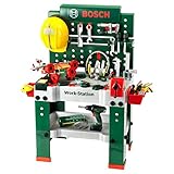 Theo Klein 8485 Bosch Werkbank Nr. 1 | 150-teilig | Inkl. Werkzeuge Und Zubehör...