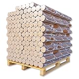Nestro Hartholzbriketts 500kg Palette Buche und/oder Eiche, je nach...