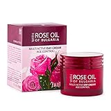 Multiaktive Anti Aging Tagescreme mit Rosenöl und Rosenwasser mit UV Schutz -...