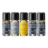 Duftöl Set 'Wunderbare Winterwelt' - Sandalwood, Zimt-Orange, Lebkuchen,...