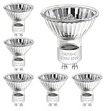 HIKLINK 6er Pack GU10 35W Halogenstrahler, Halogenlampen GU10 Dimmbar, Halogen...