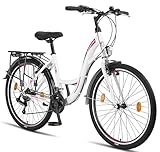 Licorne Bike Stella Premium City Bike in 20',24',26',28' Fahrrad für Mädchen,...