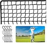 NEWFUN Golfnetz, Golf-Netz aus schwarzem Polyester, tragbares Golfschläger-Netz...