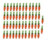 Dekoklammer Möhre Holz Klammer (50 Stück)