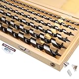 AM-Zerspanungstechnik Schlangenbohrer Set Ø6-18 x 460mm | Holzbohrer Set 6tlg....
