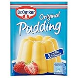 Dr. Oetker Original Pudding Vanille-Geschmack: 3 x 37 g Puddingpulver zur...