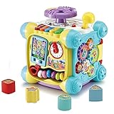 Vtech Baby Spielspaß-Entdeckerwürfel – Interaktiver Spielwürfel mit Musik,...