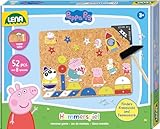 Lena® Hammerspiel Peppa Pig – Kreatives Set mit 44 bunten Plättchen, Hammer,...
