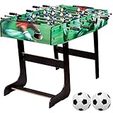 GAMES PLANET Tischfussball „Belfast“, klappbar, Farbe: Soccer, nahtlos...