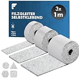 shinfly Filzgleiter Selbstklebend 4mm Dicker, Filz Selbstklebend Möbelgleiter,...