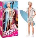 Barbie The Movie - Puppe Filme Fans, Ken-Puppe, Sammelpuppe im Surfbrett und...