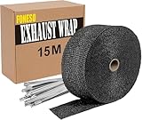 15M Hitzeschutzband Auspuff,Foneso auspuffband,Hitzeschutz Auspuff...