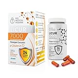 Kurkuma Kapseln mit Vitamin D3 – 185x höhere Bioverfügbarkeit –...