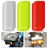 Reflektoren Aufkleber Reflektierendes Klebeband Selbstklebend für Motorrad...
