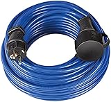 Brennenstuhl BREMAXX Verlängerungskabel (25m Kabel in blau, für den...