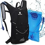 BBAIYULE® Trinkrucksack mit Trinkblase 2L, BPA-Frei | Trinkrucksack 2l mit...