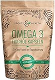 Omega 3 Fischöl Kapseln – 400 Kapseln Hochdosiert In Besonderer Qualität –...