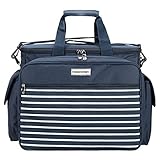 anndora Picknicktasche Kühltasche mit 32 Teile Zubehör für 4 Personen - Navy...