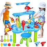 JONRRYIN Sand Wassertisch für Kleinkinder, 3-Tier Kinder Sand Wassertisch...