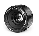 YONGNUO YN50mm F1.8 Autofokus Objektiv mit Canon EF Bajonett, kompatibel mit wie...