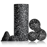 Fitnessrolle Faszienrolle Set 5-T Faszienball Blackroll Foam Roller Faszien Set...