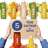 Frank Juice Saftkur 5 Tage mit Suppe | 25 x 330ml Säfte + 5 x 350ml Bio Suppen...