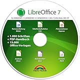 Libre Office Suite 2024 - kompatibel zu Word, Excel, PowerPoint - inkl. 1.000...