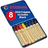 Stockmar FBA_31000 Stockmar Wachsmalstifte (8 Stifte, wasserfest,...