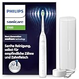 Philips Sonicare 5500 elektrische Zahnbürste, Schallzahnbürste mit 2 Putzmodi,...
