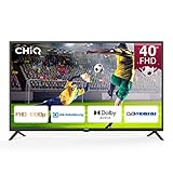 CHIQ 40 Zoll (100 cm) LED Fernseher FHD 1080p, Dolby Audio, Hotelmodu, Media...