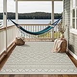 the carpet Calgary - robuster Outdoor Teppich, Flachgewebe, modernes Design,...