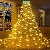 GYLEFY Lichterkette Weihnachtsbaum, 16 Stränge 2M 400LED Christbaumbeleuchtung...