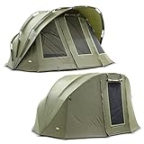 Lucx Bobcat Bivvy Angelzelt für 1-2 Mann - wasserdichtes Karpfenzelt mit...