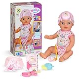 BABY born Lena (Little Baby Girl) 36cm, Babypuppe mit 7 Funktionen für...